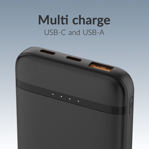 Mobilize Power Bank 10000Mah Pd 20W Black - Afbeelding 4