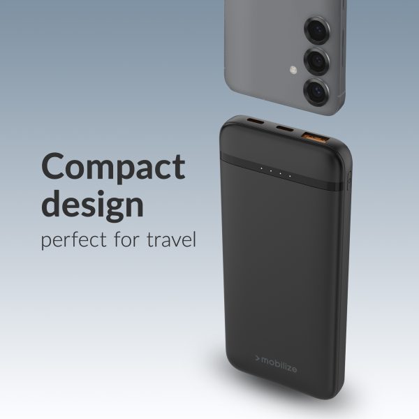 Mobilize Power Bank 10000Mah Pd 20W Black - Afbeelding 6