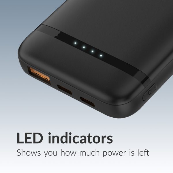 Mobilize Power Bank 10000Mah Pd 20W Black - Afbeelding 7