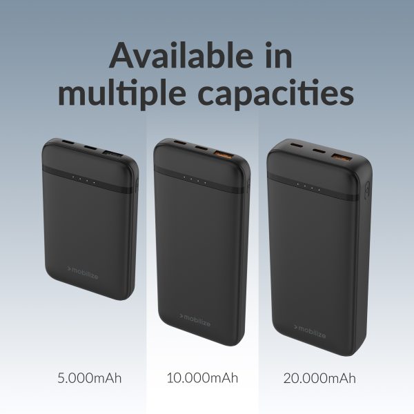 Mobilize Power Bank 10000Mah Pd 20W Black - Afbeelding 9