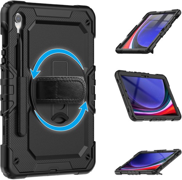 Xccess Survivor All-Round Case Samsung Galaxy Tab S10 Fe+ 13.1 Black (Screenless) - Afbeelding 3