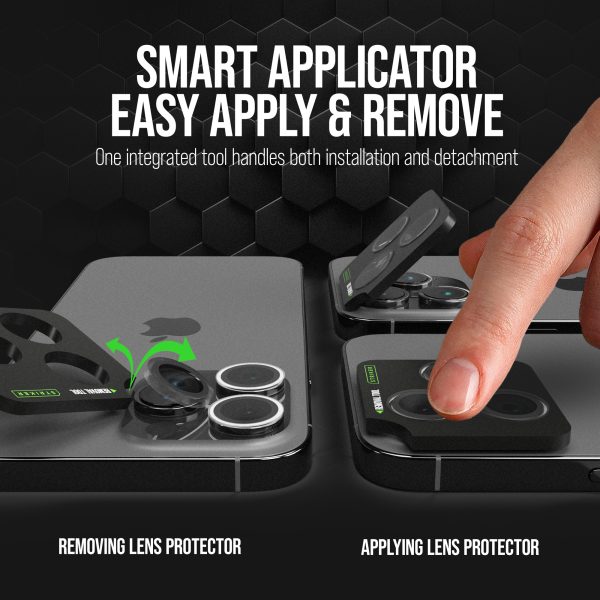 Striker Single Lens Glass Camera Protector - Transparent - Samsung Galaxy S25 5G - Afbeelding 8