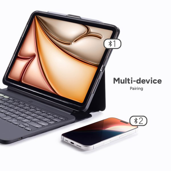 Zagg Pro Keys 2 Bluetooth Keyboard Case For Apple Ipad Air 13 (2024/2025) Qwerty Black - Afbeelding 7