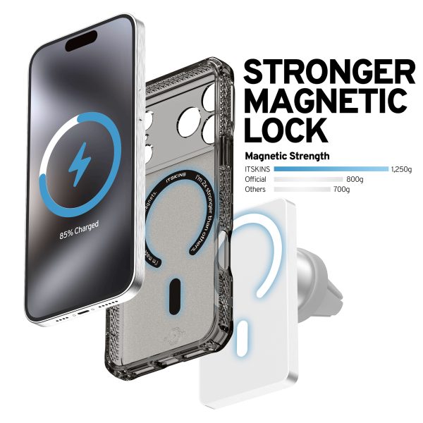 Itskins Level 2 Hybridmagfrost_R For Apple Iphone 17 Pro Black - Afbeelding 8