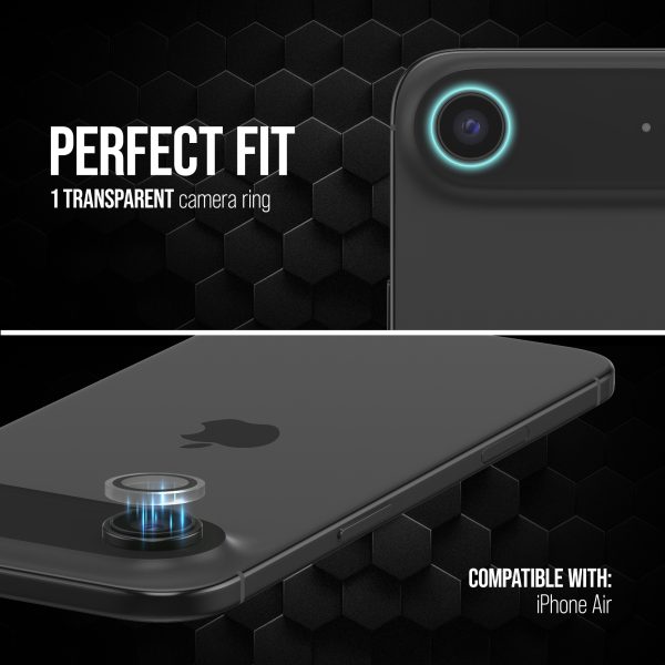 Striker Single Lens Glass Camera Protector - Transparent - Apple Iphone Air - Afbeelding 3