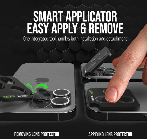 Striker Single Lens Glass Camera Protector - Transparent - Apple Iphone Air - Afbeelding 8
