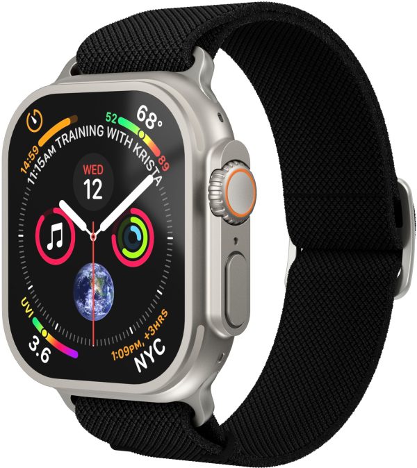 Vonmählen Classic Nylon Loop For Apple Watch 44 - 45 - 46 - 49Mm One Size Black