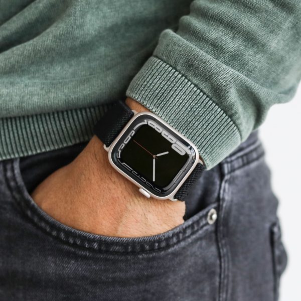 Vonmählen Classic Nylon Loop For Apple Watch 44 - 45 - 46 - 49Mm One Size Black - Afbeelding 3