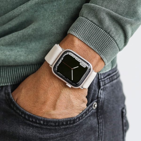Vonmählen Classic Nylon Loop For Apple Watch 44 - 45 - 46 - 49Mm One Size Cream - Afbeelding 3