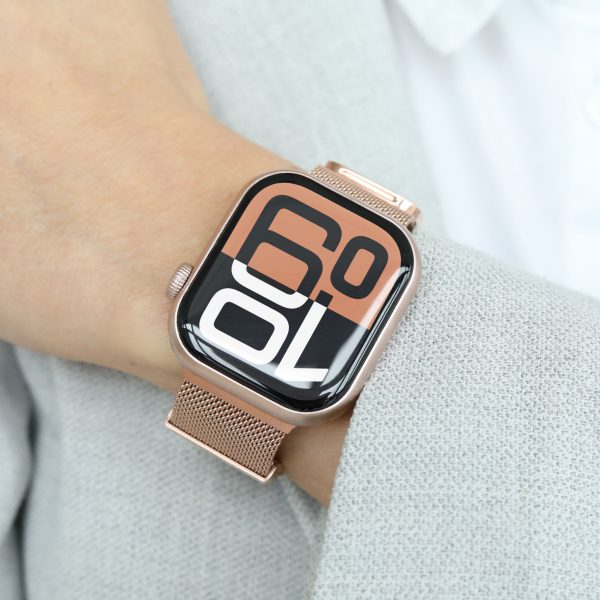 Vonmählen Milanese Loop 2 For Apple Watch 44 - 45 - 46 - 49Mm One Size Rose Gold - Afbeelding 3