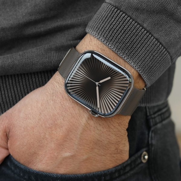 Vonmählen Milanese Loop 2 For Apple Watch 40 - 41 - 42Mm One Size Granite Grey - Afbeelding 4