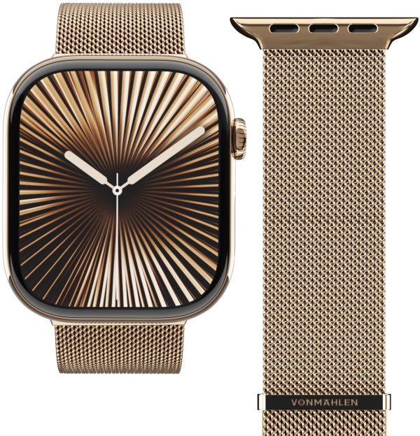Vonmählen Milanese Loop 2 For Apple Watch 40 - 41 - 42Mm One Size Sunset Gold - Afbeelding 2