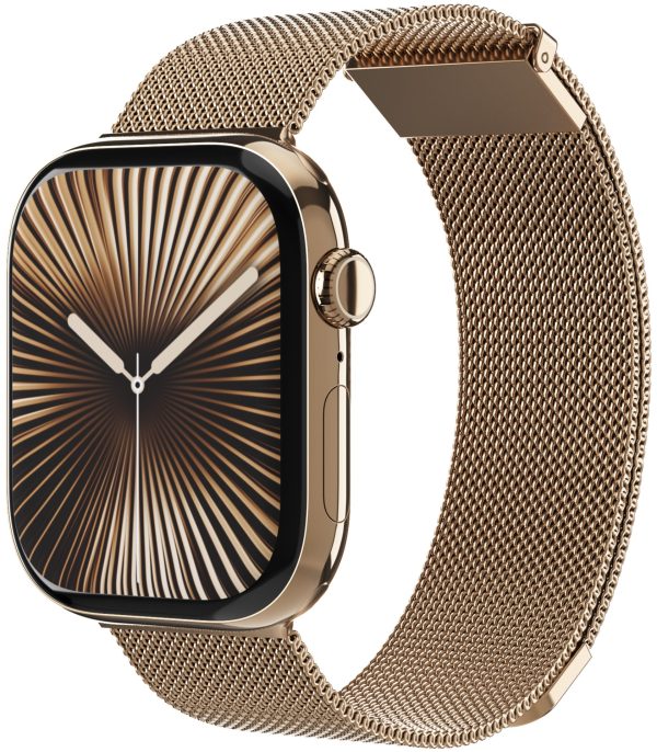 Vonmählen Milanese Loop 2 For Apple Watch 44 - 45 - 46 - 49Mm One Size Sunset Gold