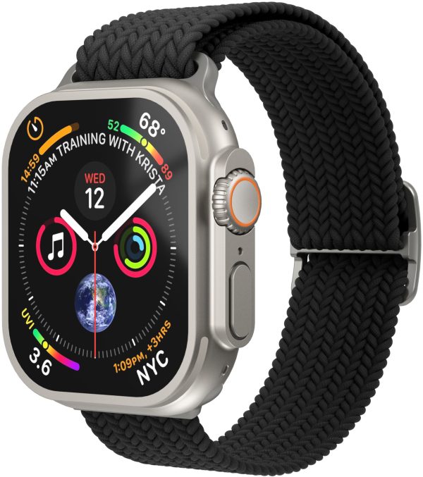 Vonmählen Woven Loop For Apple Watch 44 - 45 - 46 - 49Mm One Size Black