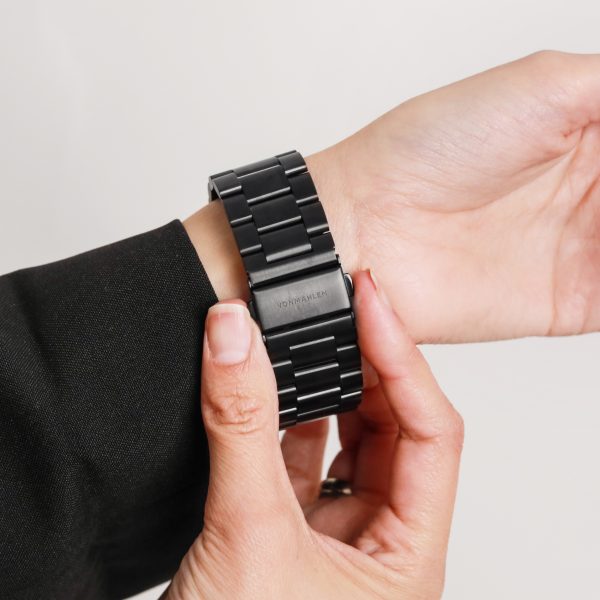 Vonmählen Link Bracelet 2 For Apple Watch 44 - 45 - 46 - 49Mm One Size Black - Afbeelding 4