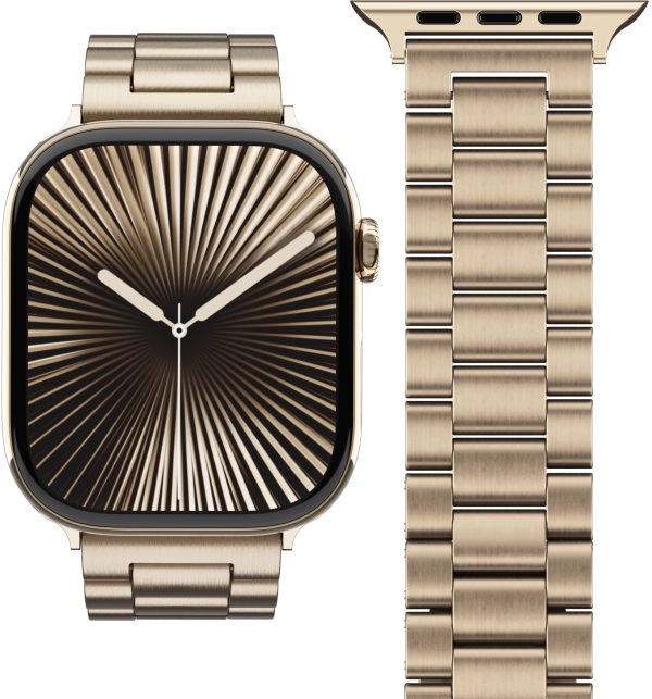 Vonmählen Link Bracelet 2 For Apple Watch 44 - 45 - 46 - 49Mm One Size Sunset Gold - Afbeelding 2