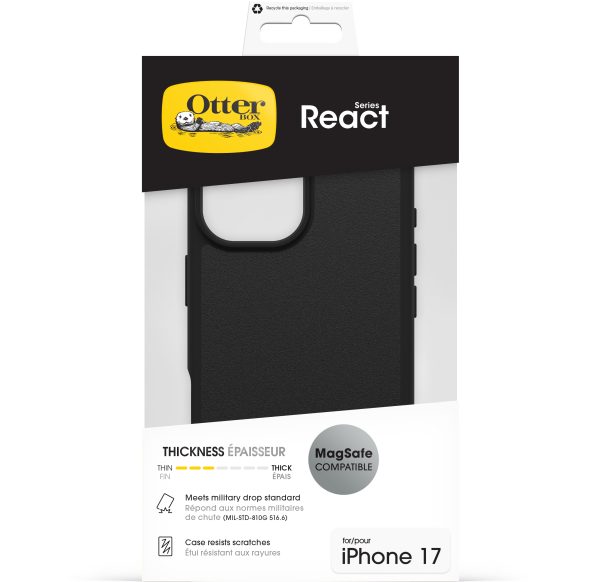 Otterbox React Magsafe Series Apple Iphone 17 Clear/Black - Afbeelding 5
