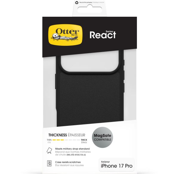 Otterbox React Magsafe Series Apple Iphone 17 Pro Clear/Black - Afbeelding 5