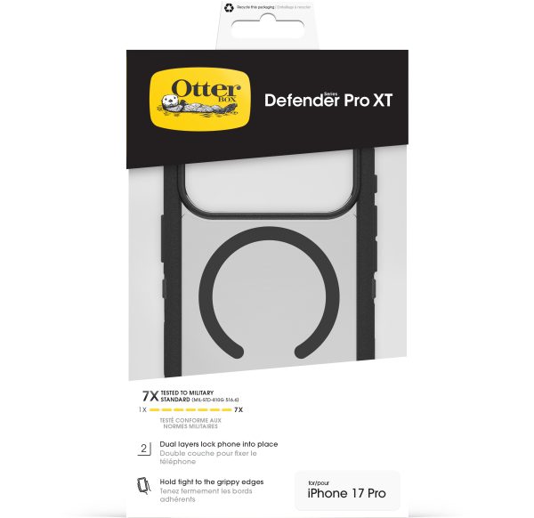 Otterbox Defender Pro Xt With Magsafe Apple Iphone 17 Pro Clear/Black - Afbeelding 6