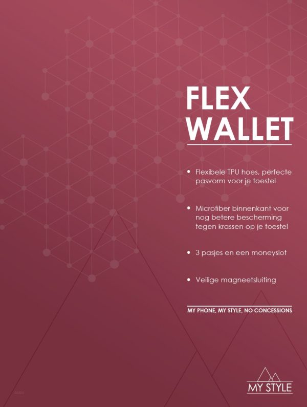 My Style Pos Forex Product Signing 20X15Cm Incl. Magneet My Style Flex Wallet Bordeaux