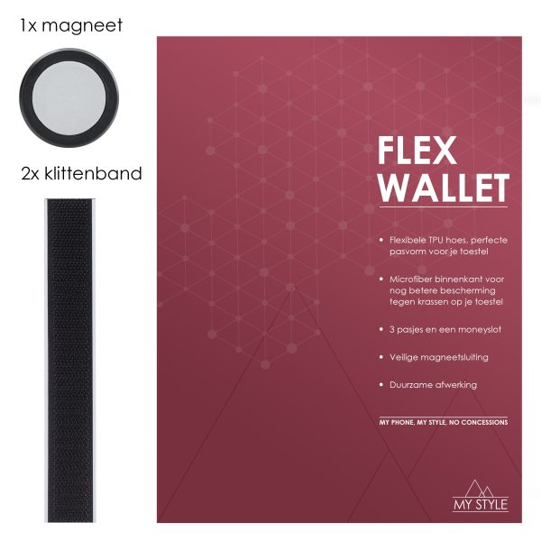 My Style Pos Forex Product Signing 20X15Cm Incl. Magneet My Style Flex Wallet Bordeaux - Afbeelding 3