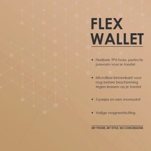 My Style Pos Forex Product Signing 20X15Cm Incl. Magneet My Style Flex Wallet Gold