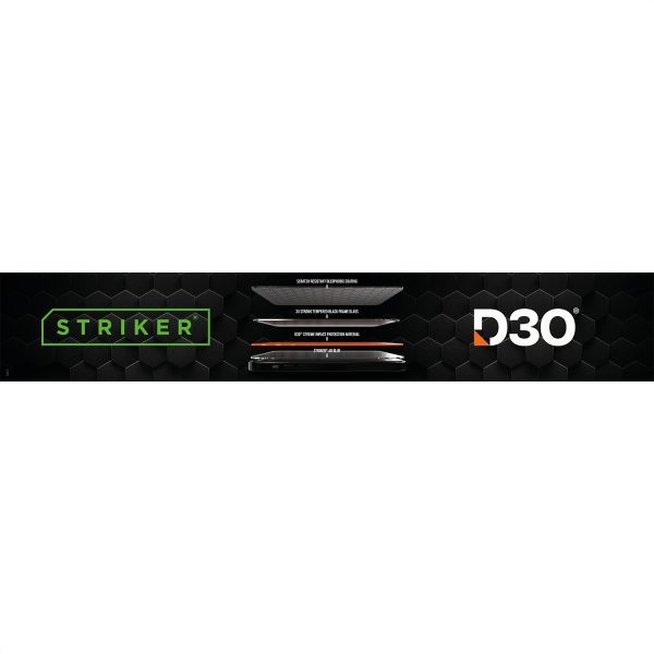 Striker Pos - Striker D3O - Forex Horizontal - Double Sided Print - 120X20Cm - 4-Layer Formule Incl. Klittenband - Afbeelding 2