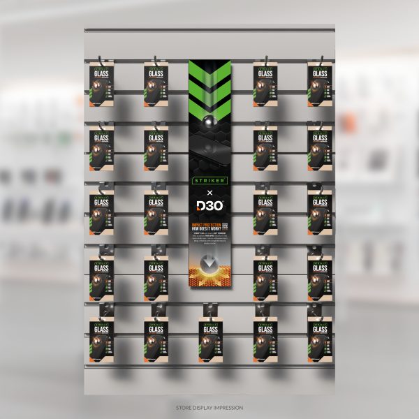 Striker Pos - Striker D3O - Forex Vertical - Double Sided Print - 20X108Cm - Impact Protection / Logo’s Incl. Klittenband - Afbeelding 3