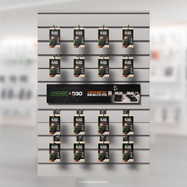 Striker Pos - Striker D3O - Forex Horizontal - Double Sided Print - 100X20Cm - Drop Test / Industries Incl. Klittenband - Afbeelding 3