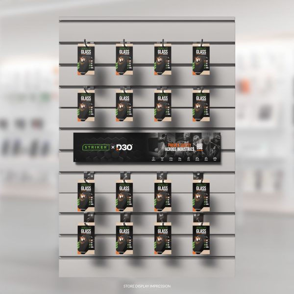 Striker Pos - Striker D3O - Forex Horizontal - Double Sided Print - 100X20Cm - Drop Test / Industries Incl. Klittenband - Afbeelding 4