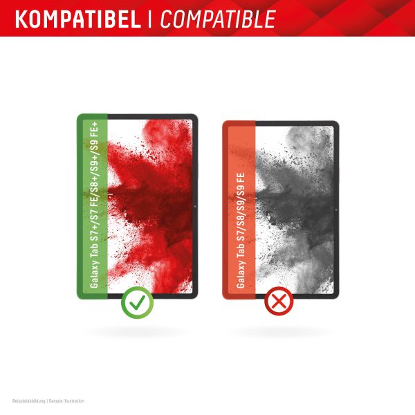 Displex Real Glass Samsung Galaxy Tab S8+/S9+/S9 Fe+ - Afbeelding 6