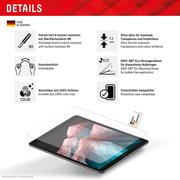 Displex Real Glass Samsung Galaxy Tab S8+/S9+/S9 Fe+ - Afbeelding 9
