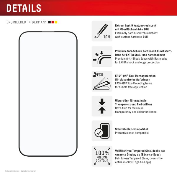 Displex Real Glass Fc Apple Iphone 16 - Afbeelding 2