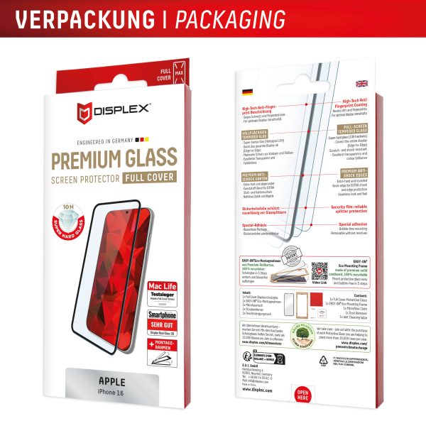Displex Real Glass Fc Apple Iphone 16 - Afbeelding 9