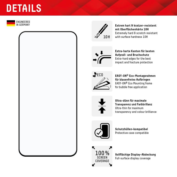 Displex Real Glass Fc Samsung Galaxy A35 5G/A55 5G - Afbeelding 2