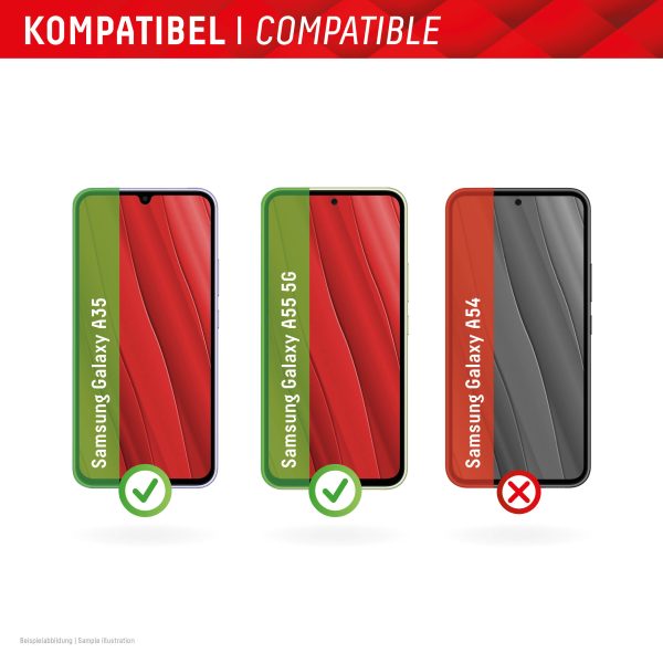 Displex Real Glass Fc Samsung Galaxy A35 5G/A55 5G - Afbeelding 6