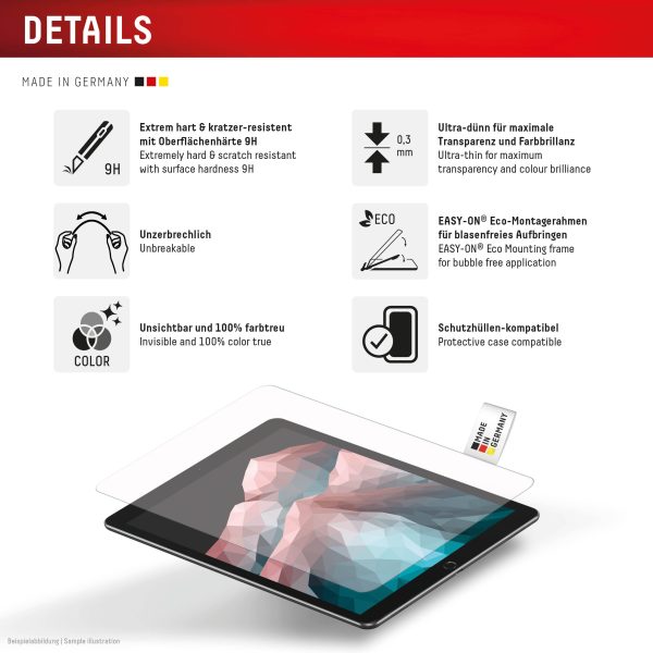 Displex Tablet Glass Samsung Galaxy Tab S10 Fe+ - Afbeelding 2