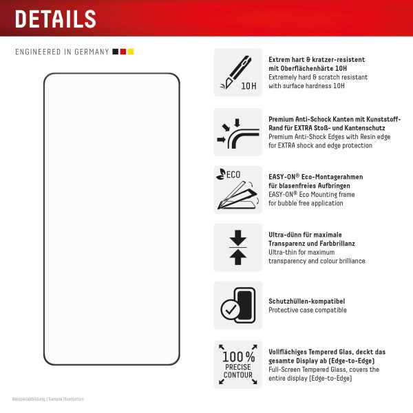 Displex Premium Glass Fc Samsung Galaxy S25 Edge - Afbeelding 2
