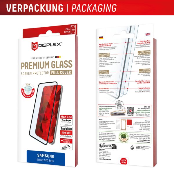 Displex Premium Glass Fc Samsung Galaxy S25 Edge - Afbeelding 9