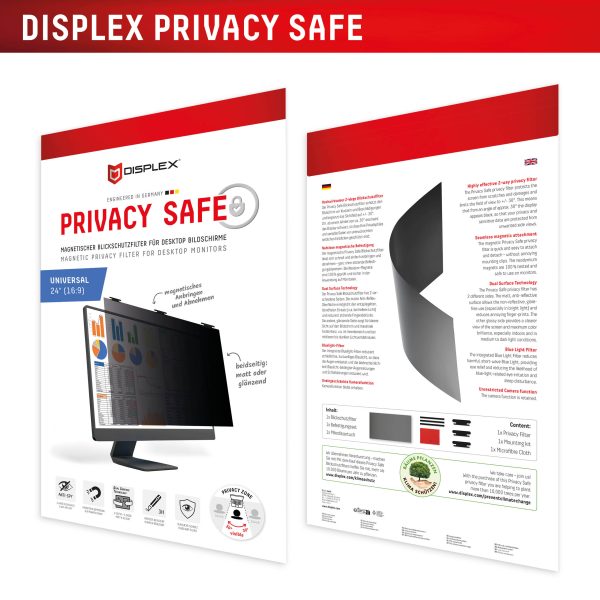 Displex Privacy Safe Desktop Uni 24Inch (16:9) - Afbeelding 7
