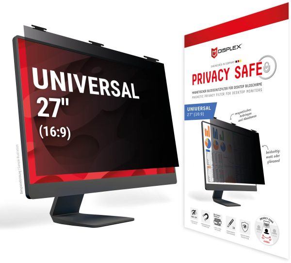 Displex Privacy Safe Desktop Uni 27Inch (16:9)