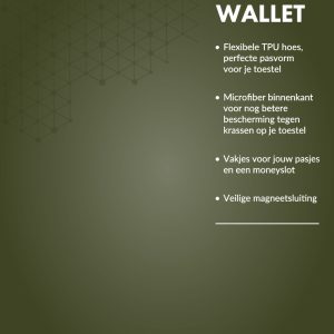 My Style Pos Forex Product Signing 20X15Cm Incl. Magneet/Klittenband My Style Flex Wallet Forest Green