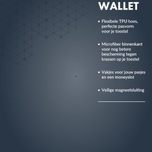 My Style Pos Forex Product Signing 20X15Cm Incl. Magneet/Klittenband My Style Flex Wallet Royal Blue