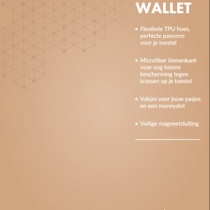 My Style Pos Forex Product Signing 20X15Cm Incl. Magneet/Klittenband My Style Flex Wallet Wild Leopard