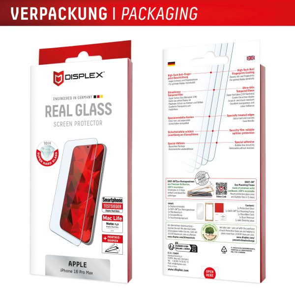 Displex Real Glass Apple Iphone 16 Pro Max - Afbeelding 9