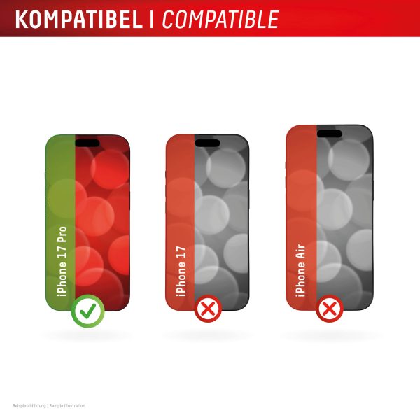 Displex Premium Glass Full Cover Anti-Reflex Iphone 17 Pro - Afbeelding 7