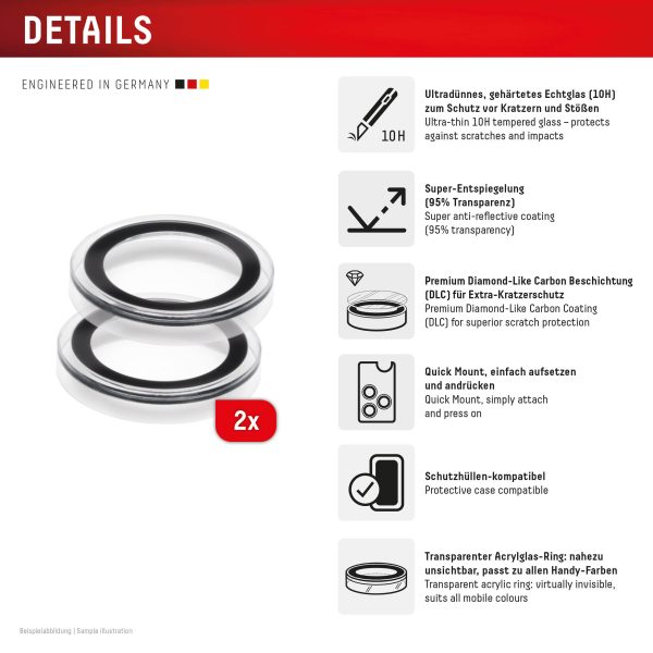 Displex Camglass Single Lens Iphone Air - Afbeelding 2
