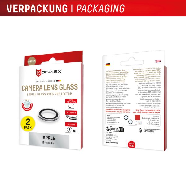 Displex Camglass Single Lens Iphone Air - Afbeelding 4
