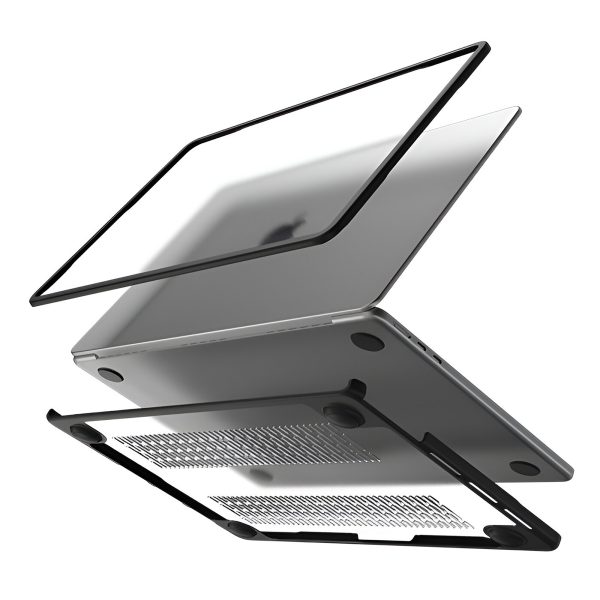 Mobilize Protection Cover For Apple Macbook Pro 16Inch (2021 - 2023) Transparent Black
