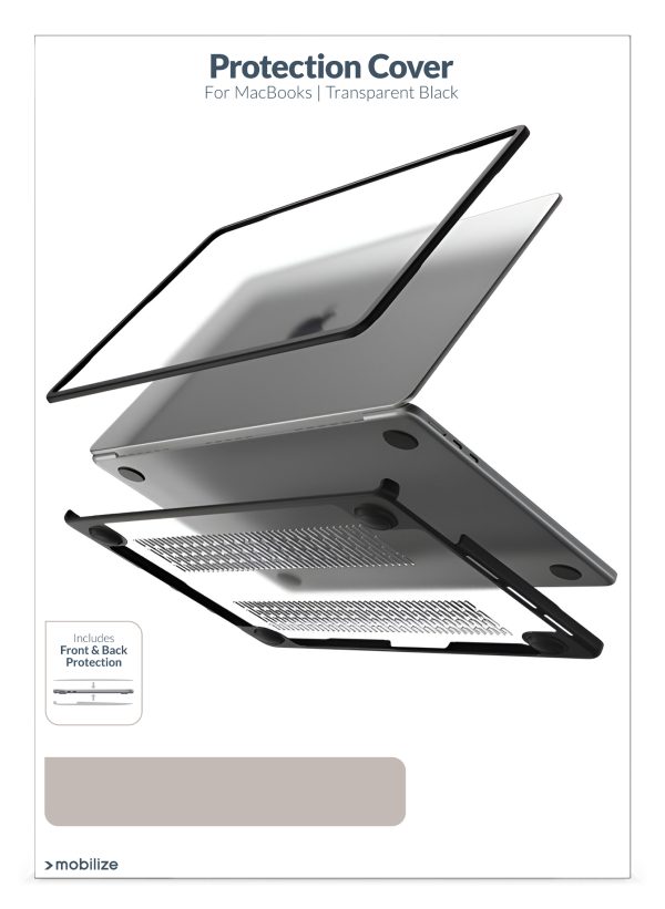 Mobilize Protection Cover For Apple Macbook Pro 16Inch (2021 - 2023) Transparent Black - Afbeelding 11
